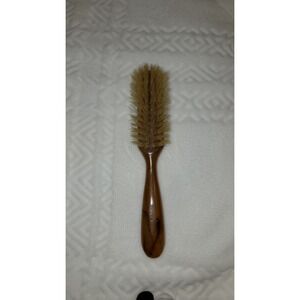 Vintage Avon Flair Natural Bristle Hairbrush 8" Caramel Butterscotch Hair‎ Brush